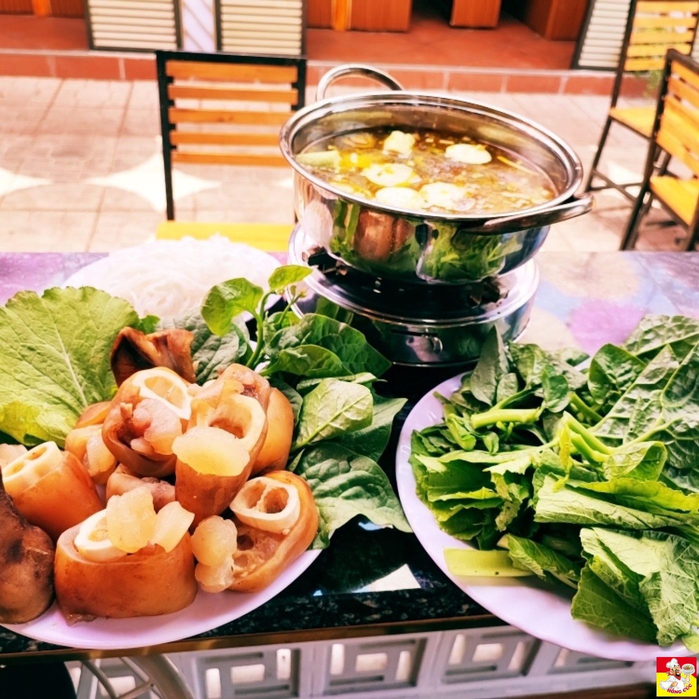 Món ngon bến tre- Lẩu Ngon Bến Tre- Lẩu Bò Ngon Bến Tre - Lẩu Xí Quách Bò Hồng Cúc Size Vừa 