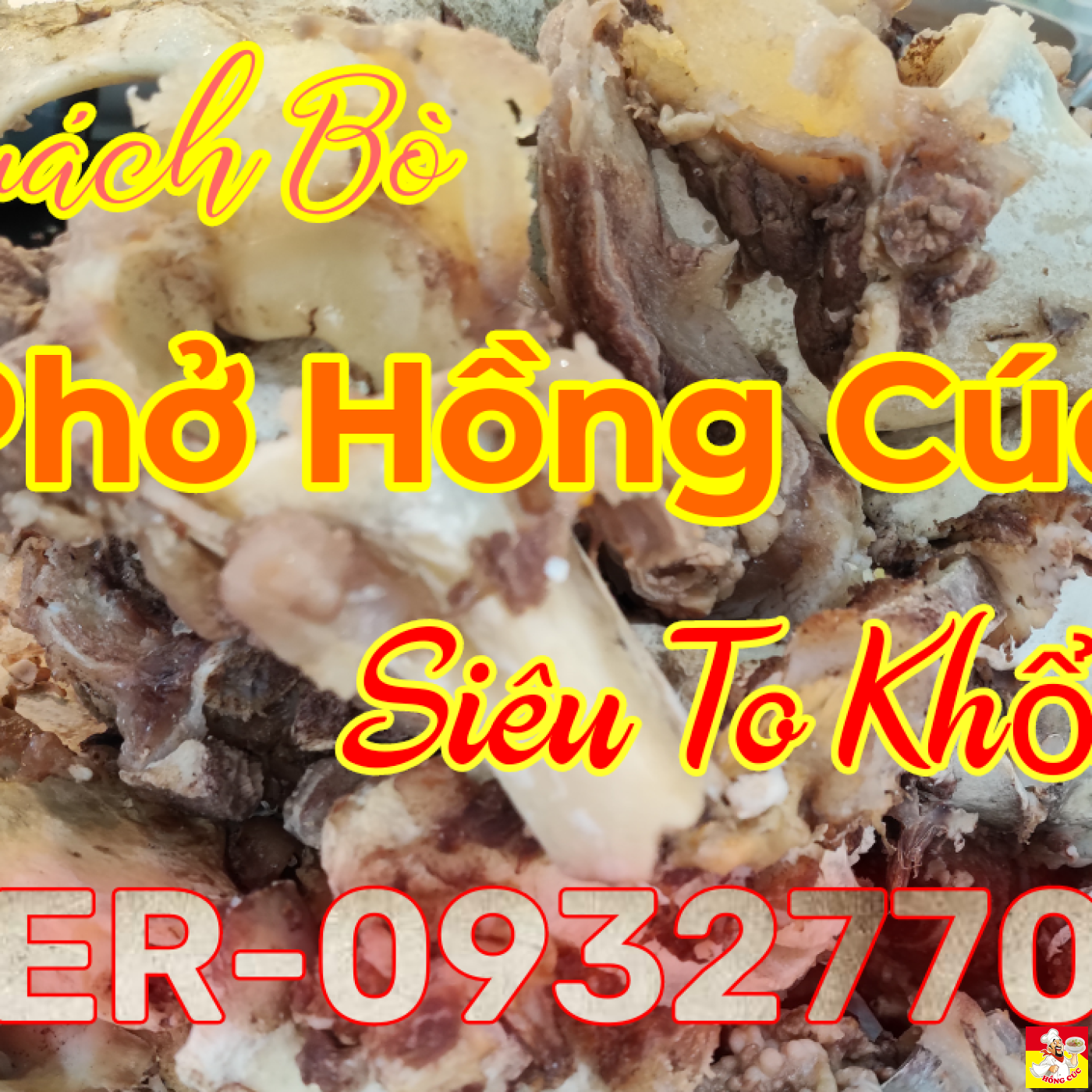 Xí Quách Bò Phở Hồng Cúc Siêu To Khổng Lồ- 0932770435- Món ngon bến tre - Phở Ngon Bến Tre 