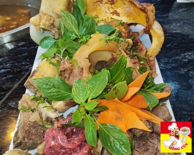 Món ngon bến tre- Phở Ngon Bến Tre- Lẩu Bò Ngon Bến Tre- Lẩu Bò Bến Tre- Lẩu Xí Quách Bò Hồng Cúc Đặc Biệt 
